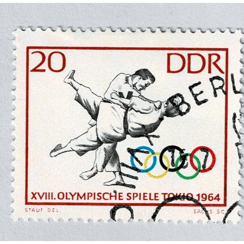 Germany DDR Olympics white judo 20 Used (BP91508)