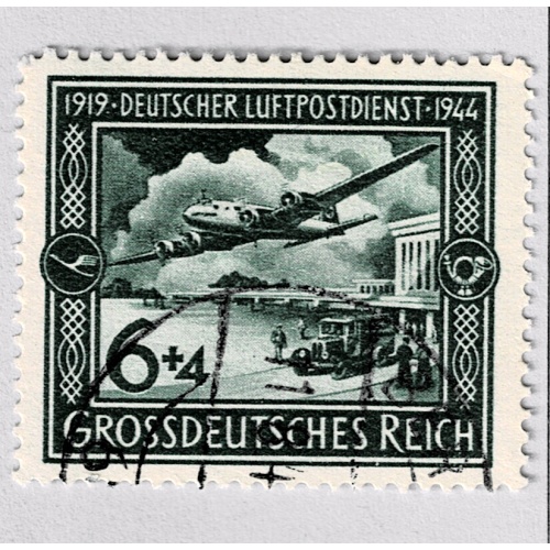 Germany Airplane green 6  Used (BP91513)