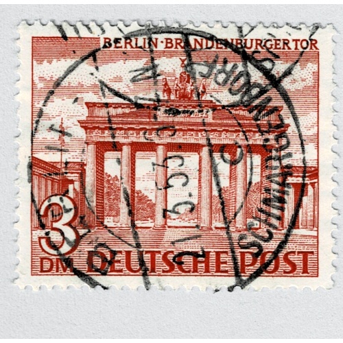 Germany Brandenburg gate red 3 Used (BP91515)