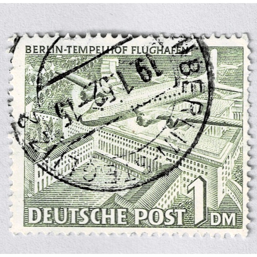 Germany Buildings green one Used (BP91517)