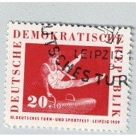 Germany DDR Olympics high horse red 20 Used (BP91519)