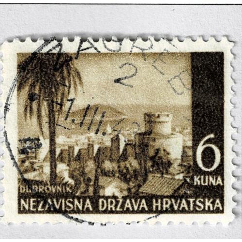 Croatia Croatia 40 Dubrovnik Castle 1941 Used (BP91522)