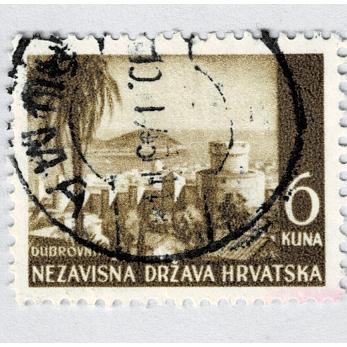 Croatia Croatia 40 Dubrovnik Castle 1941 Used (BP91525)