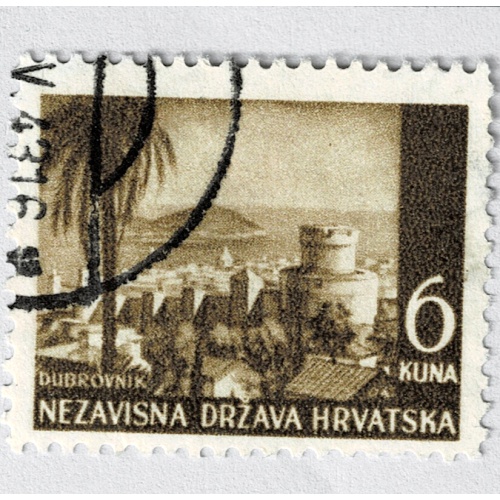 Croatia Croatia 40 Dubrovnik Castle 1941 Used (BP91526)