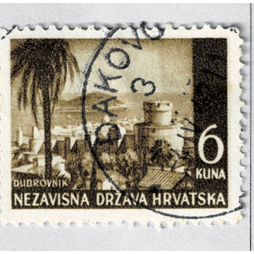 Croatia Croatia 40 Dubrovnik Castle 1941 Used (BP91527)