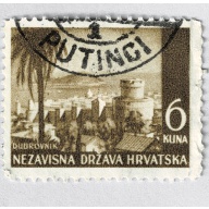 Croatia Croatia 40 Dubrovnik Castle 1941 Used (BP91528)