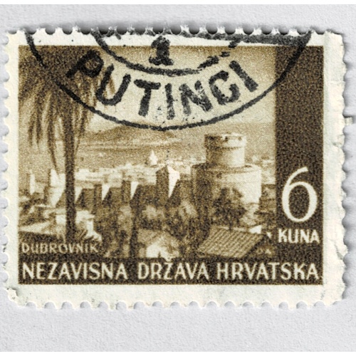 Croatia Croatia 40 Dubrovnik Castle 1941 Used (BP91528)