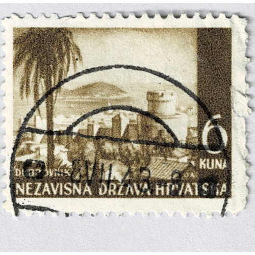 Croatia Croatia 40 Dubrovnik Castle 1941 Used (BP91529)