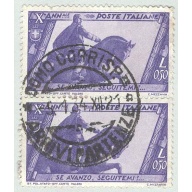 Italy 297 Horseman  Used V Pair 1  (BP91604)