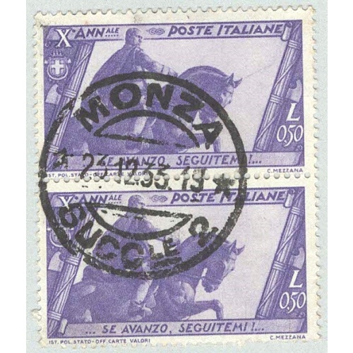 Italy 297 Horseman  Used V Pair 2  (BP91605)