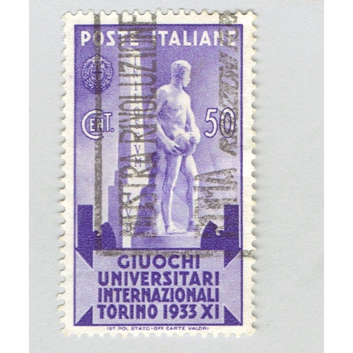 Italy 308 Statue of athelete 1923 Used (BP91703)
