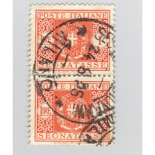Italy J36 Coat of Arms 1934 Used V pair (BP91705)