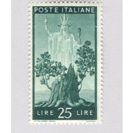 Italy 486 Italia and Sprouting Oak 1947 Used (BP91709)