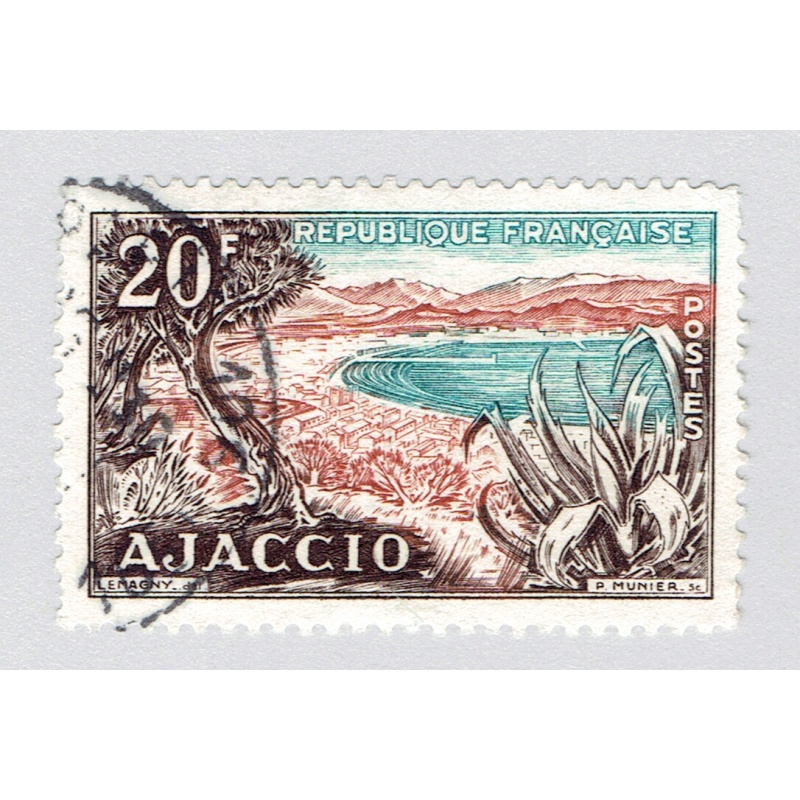 France 704 Gulf of Ajaccio Used (BP91801)