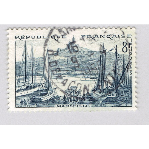 France 775 Marseille 1955 Used (BP91815)