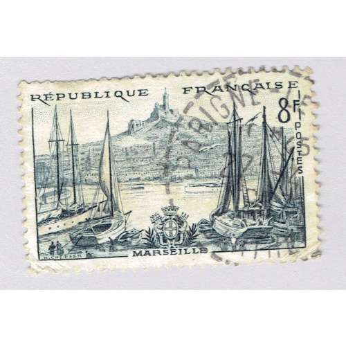 France 775 Marseille 1955 Used (BP91817)