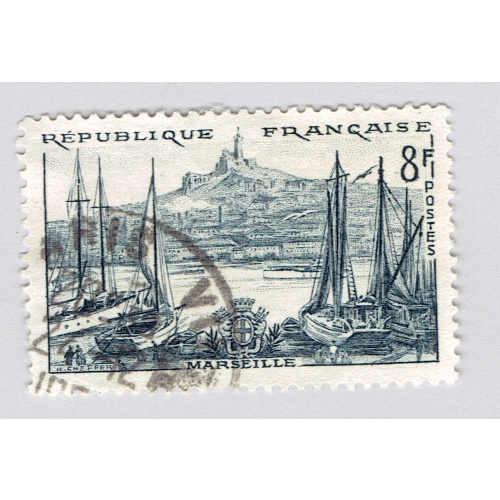 France 775 Marseille 1955 Used (BP91818)