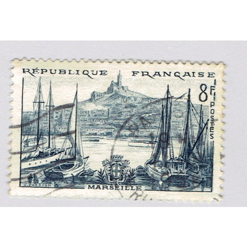 France 775 Marseille 1955 Used (BP91821)