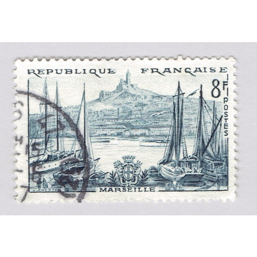 France 775 Marseille 1955 Used (BP91822)