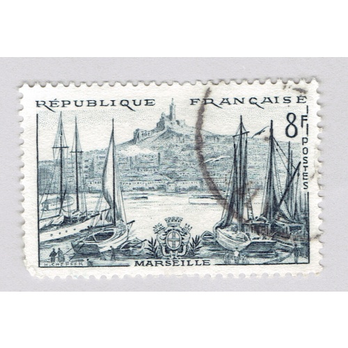 France 775 Marseille 1955 Used (BP91823)