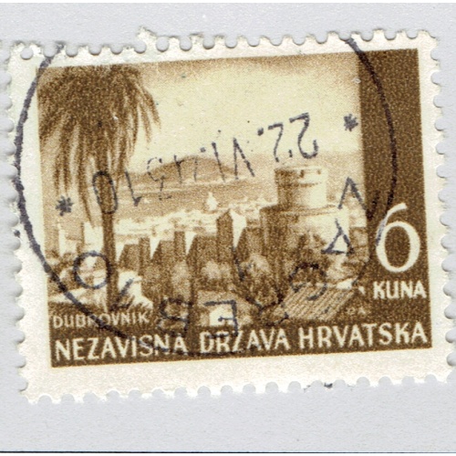 Croatia 40 Oubrovnik 1941 Used (BP92203)