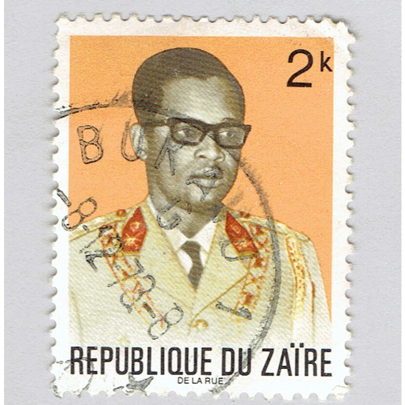 Zaire 760 President Joseph Mobutu 1972Used (BP92225)