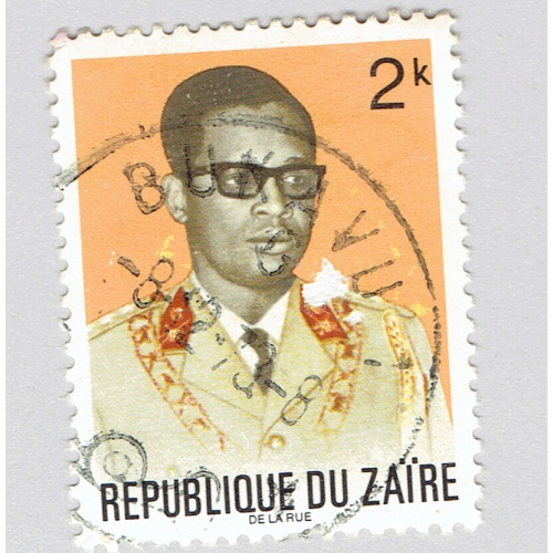 Zaire 760 President Joseph Mobutu 1972Used (BP92226)