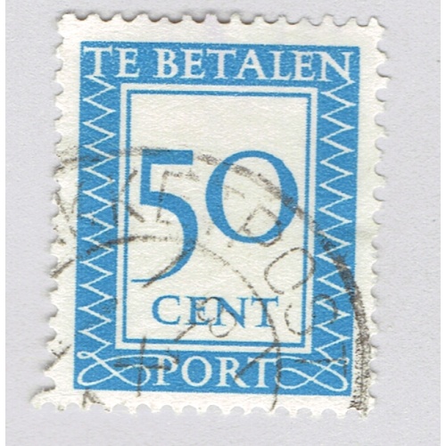 Netherlands Numeral 50 blue Used (BP92317)