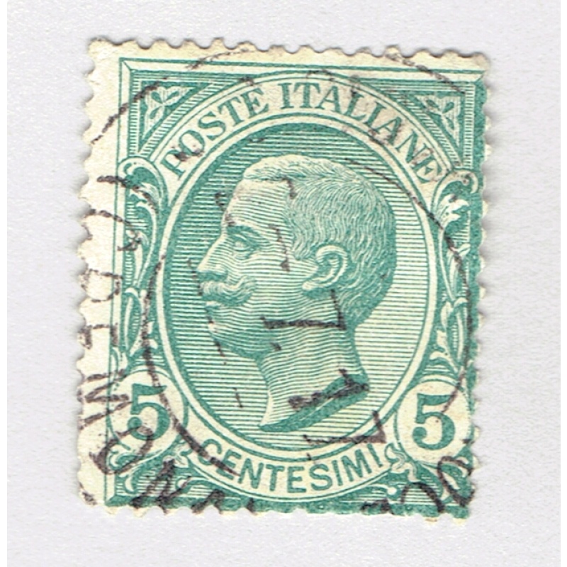 Italy King Guido green 5 Used (BP92320)