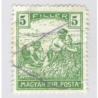 Hungary Harvesters green 5 Used (BP92322)