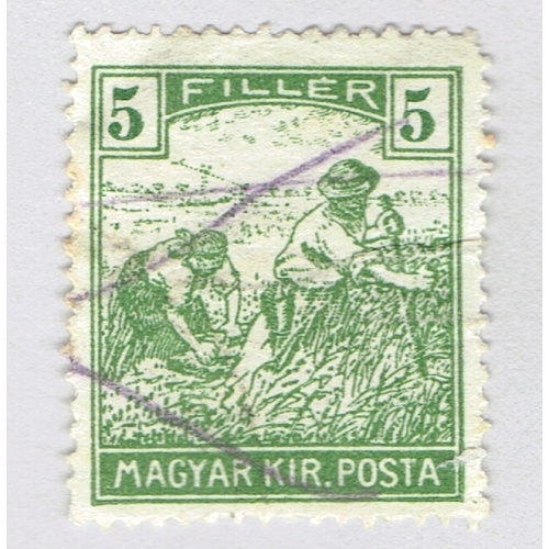 Hungary Harvesters green 5 Used (BP92322)