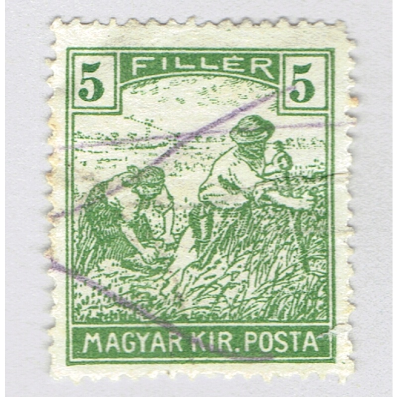 Hungary Harvesters green 5 Used (BP92322)