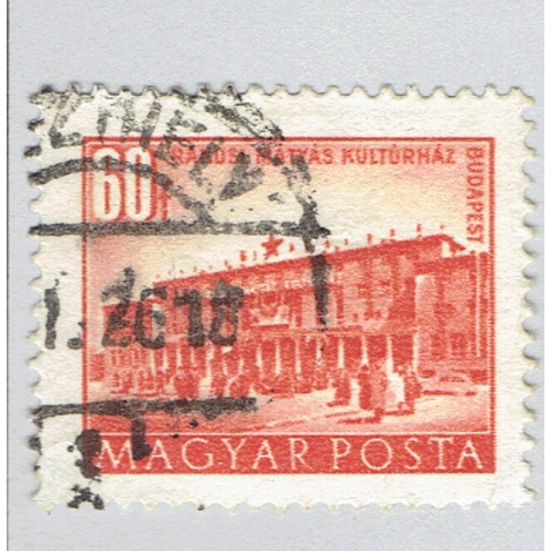 Hungary Building orange 60 Used (BP92330)