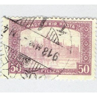 Hungary City Violet 50 Used (BP92513)