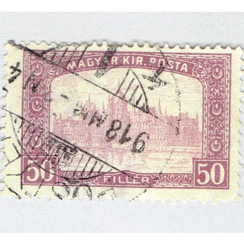 Hungary City Violet 50 Used (BP92513)