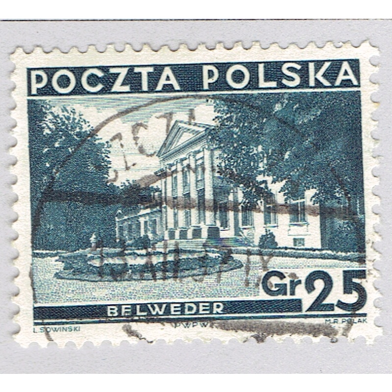 Poland Blue  building 25 Used (BP92520)