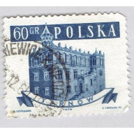 Poland Building blue 60 Used (BP92529)