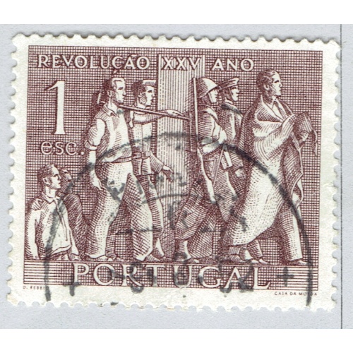 Portugal Relief statue brown one Used (BP92533)