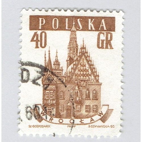 Poland Church brown 40 Used (BP92611)