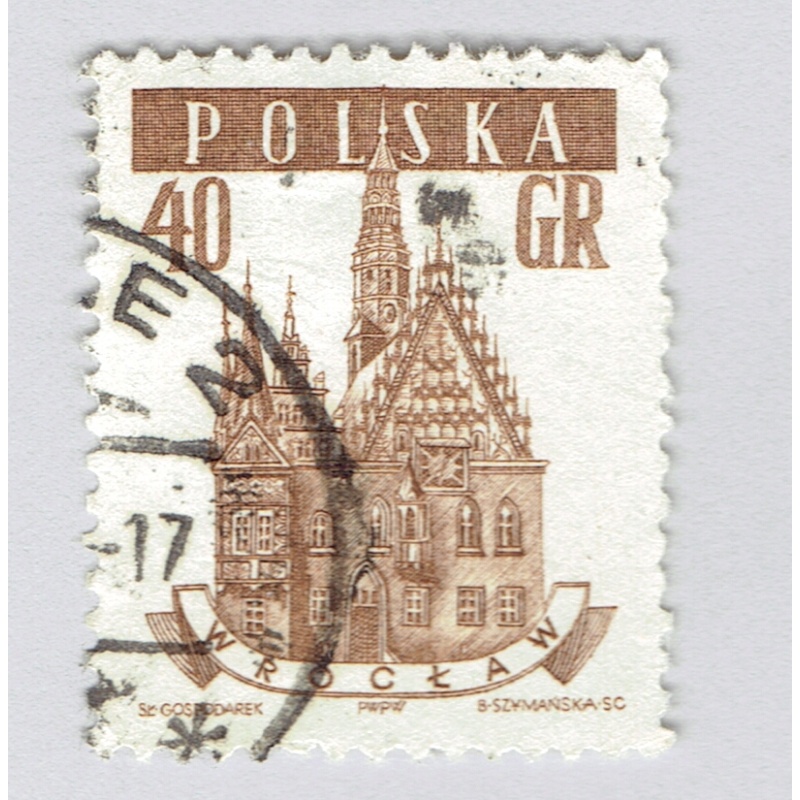 Poland Church brown 40 Used (BP92612)