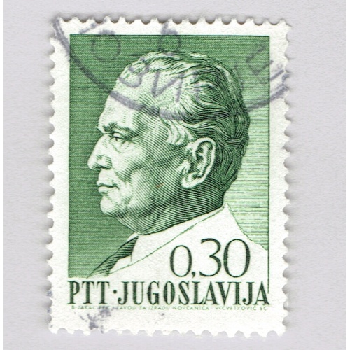Yugoslavia Man green 30 Used (BP92613)