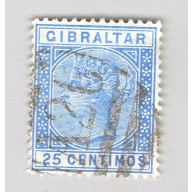 Gibraltar 32 Victoria 1889 Used (BP92721)