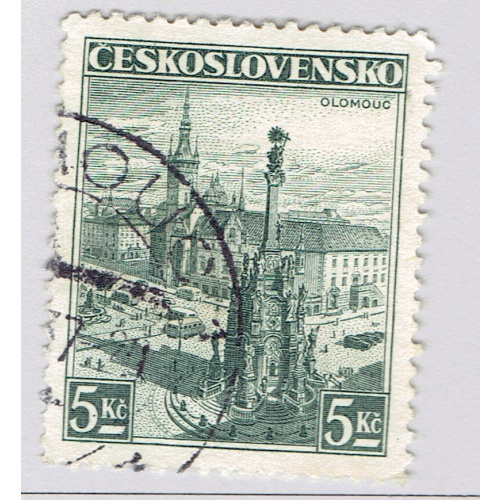 Czechoslovakia 225 Town Square at Olomouc 1936 Used (BP92816)