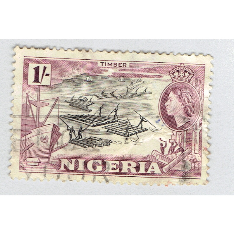 Nigeria 87 Coco Industry 1953 Used (BP92916)