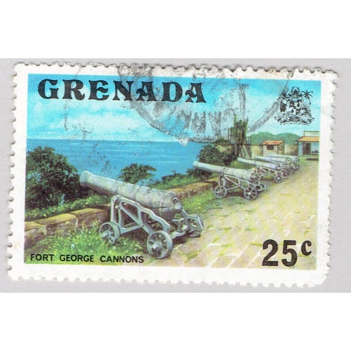 Grenada 594 Fort George cannons Used (BP92917)
