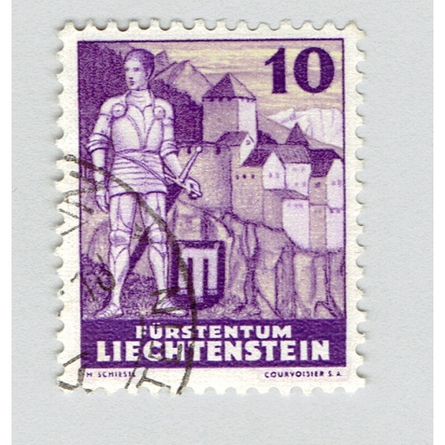 Liechtenstein Knight and Castle Used (BP93109)