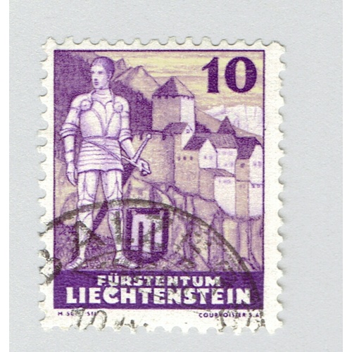 Liechtenstein Knight and Castle Used (BP93111)