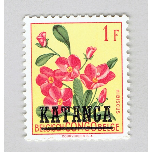 Katanga 26 Flowers 1f MLH (BP93123)