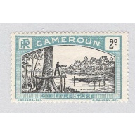 Cameroun J1 Man felling tree MLH (BP93217)