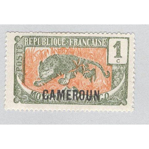 Cameroun 147 Leopard Overprint MLH (BP93222)
